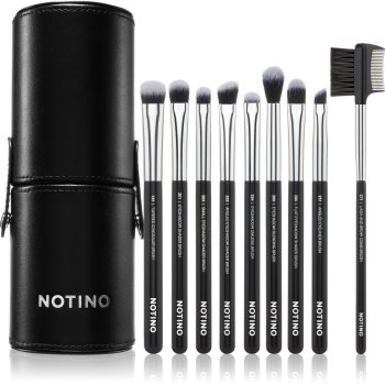 Notino Makeup Brushes Eye Area Professional Make-Up Brush Set set de pensule cu husă - imagine 2